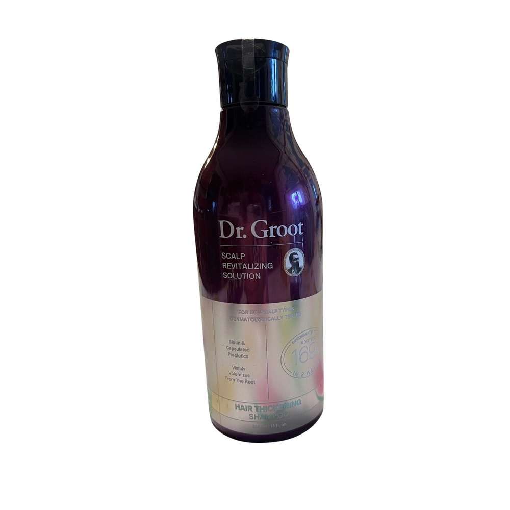 Dr. Groot Hair Thickening Shampoo Biotin‎ Prebiotics Scalp Solution 13 fl oz